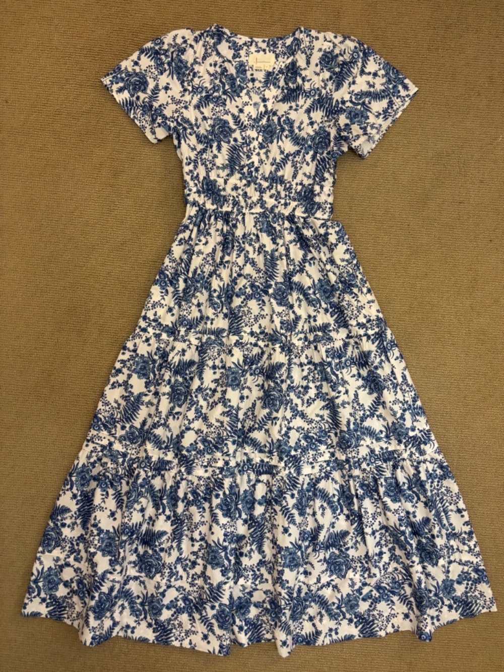 Anthropologie Somerset Floral Maxi Dress - Picture 2 of 3